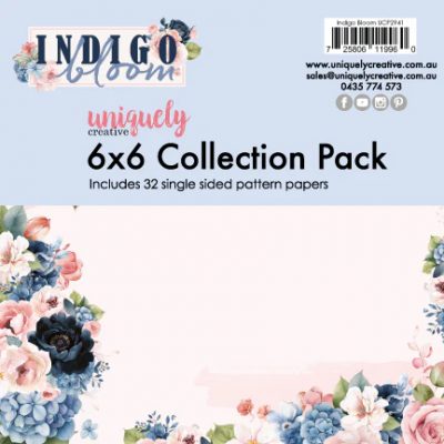 Indigo Bloom 6 x 6 Collection Pack