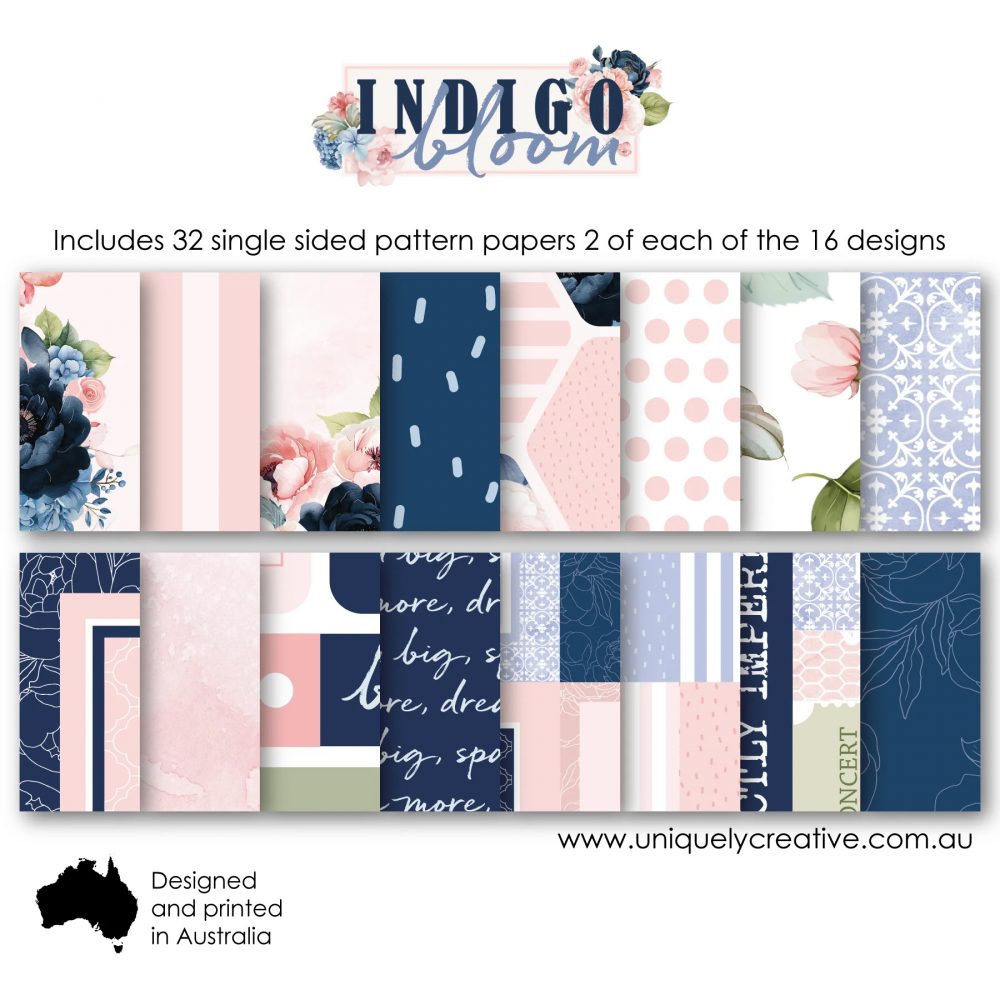 Indigo Bloom 6 x 6 Collection Pack - Image 2