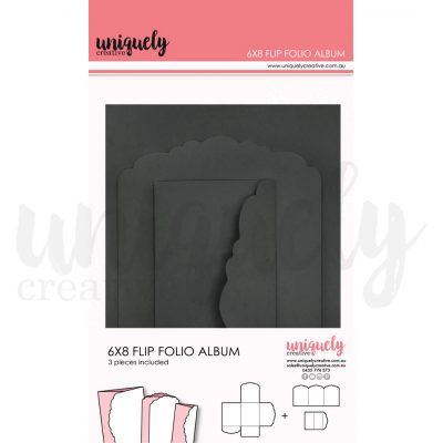 6 x 8 Flip Folio Album - Black