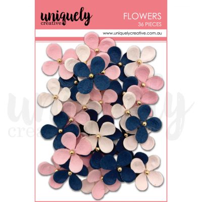 Blue & Blush Flowers