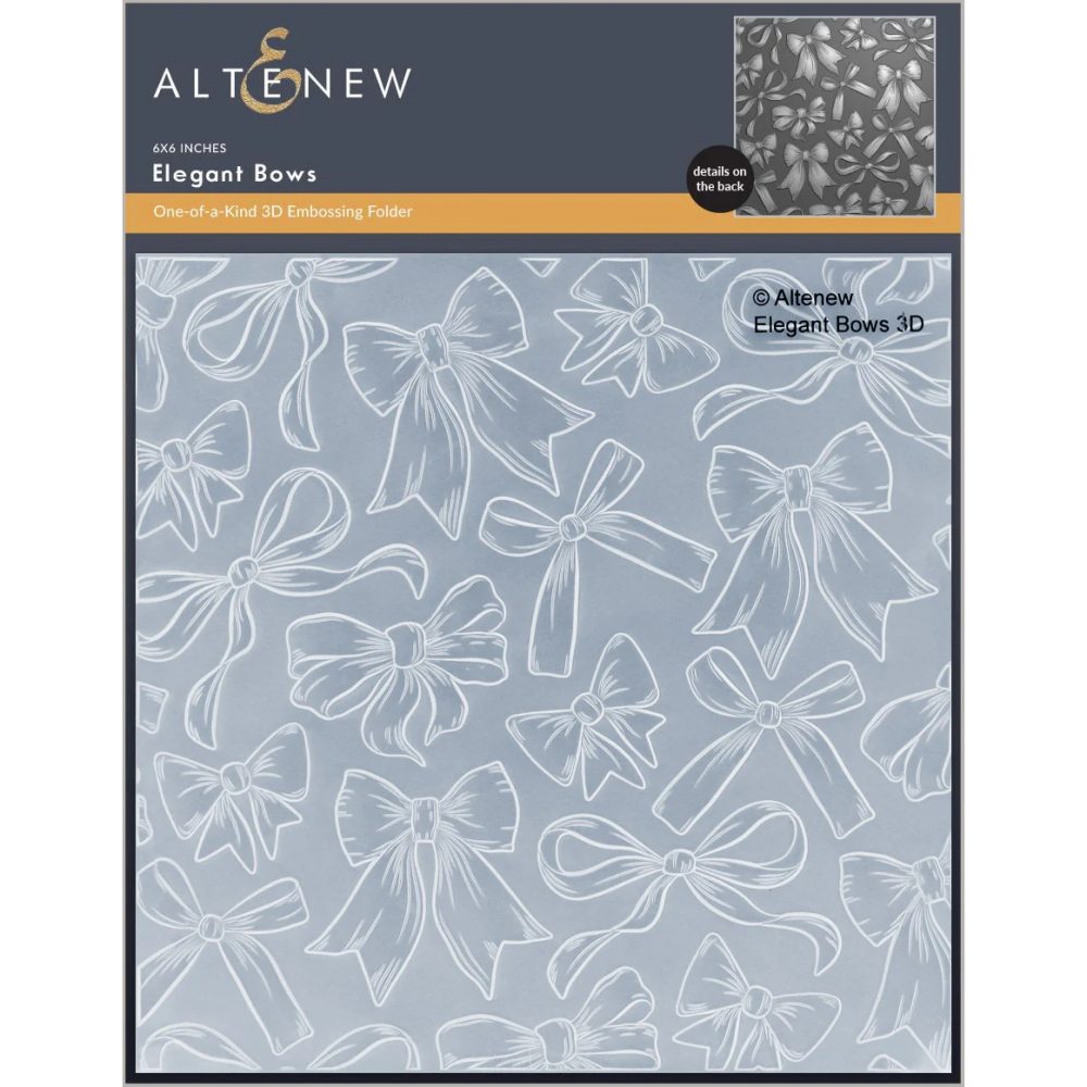 Elegant Bows - Embossing Folder