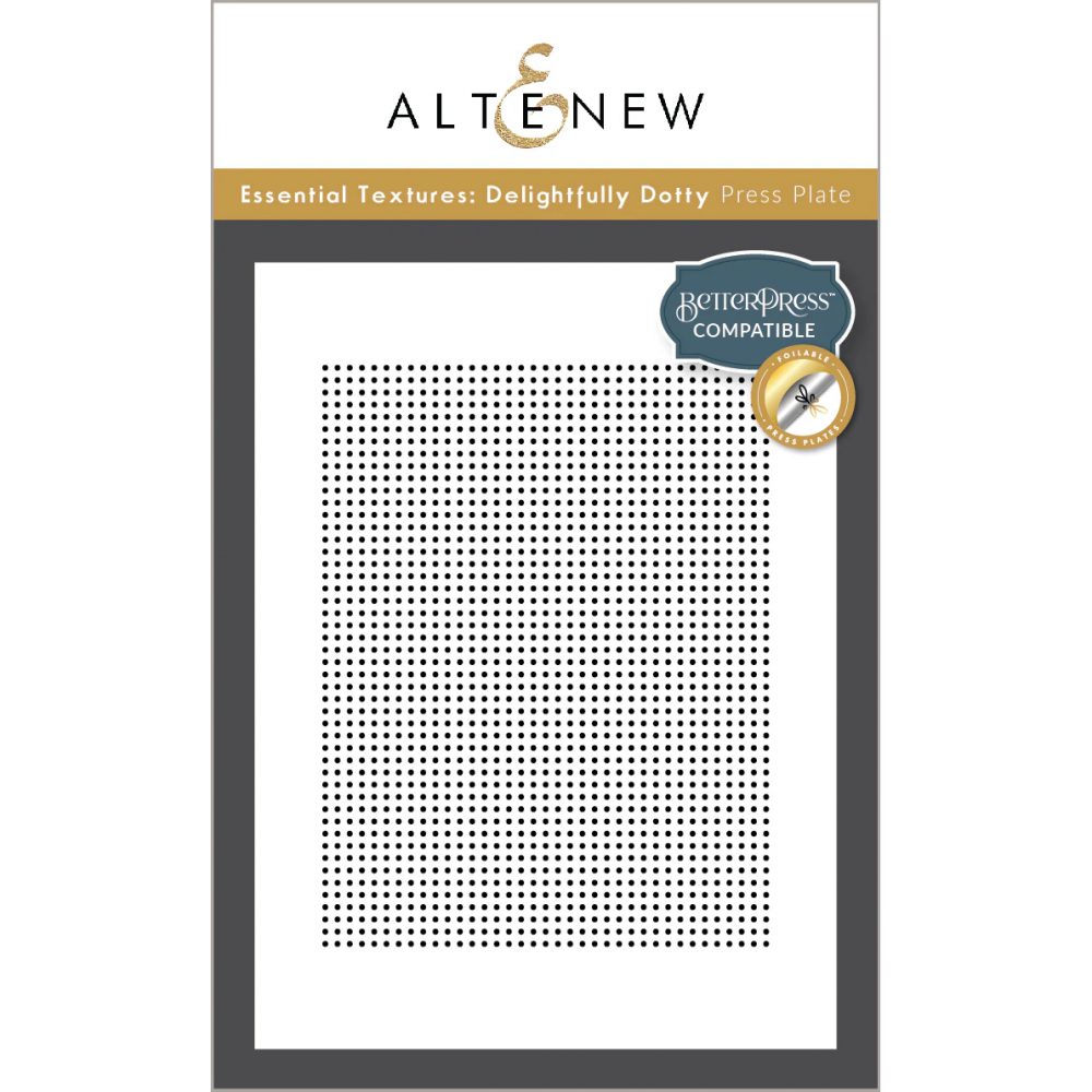 Essential Textures: Delightfully Dotty Press Plate