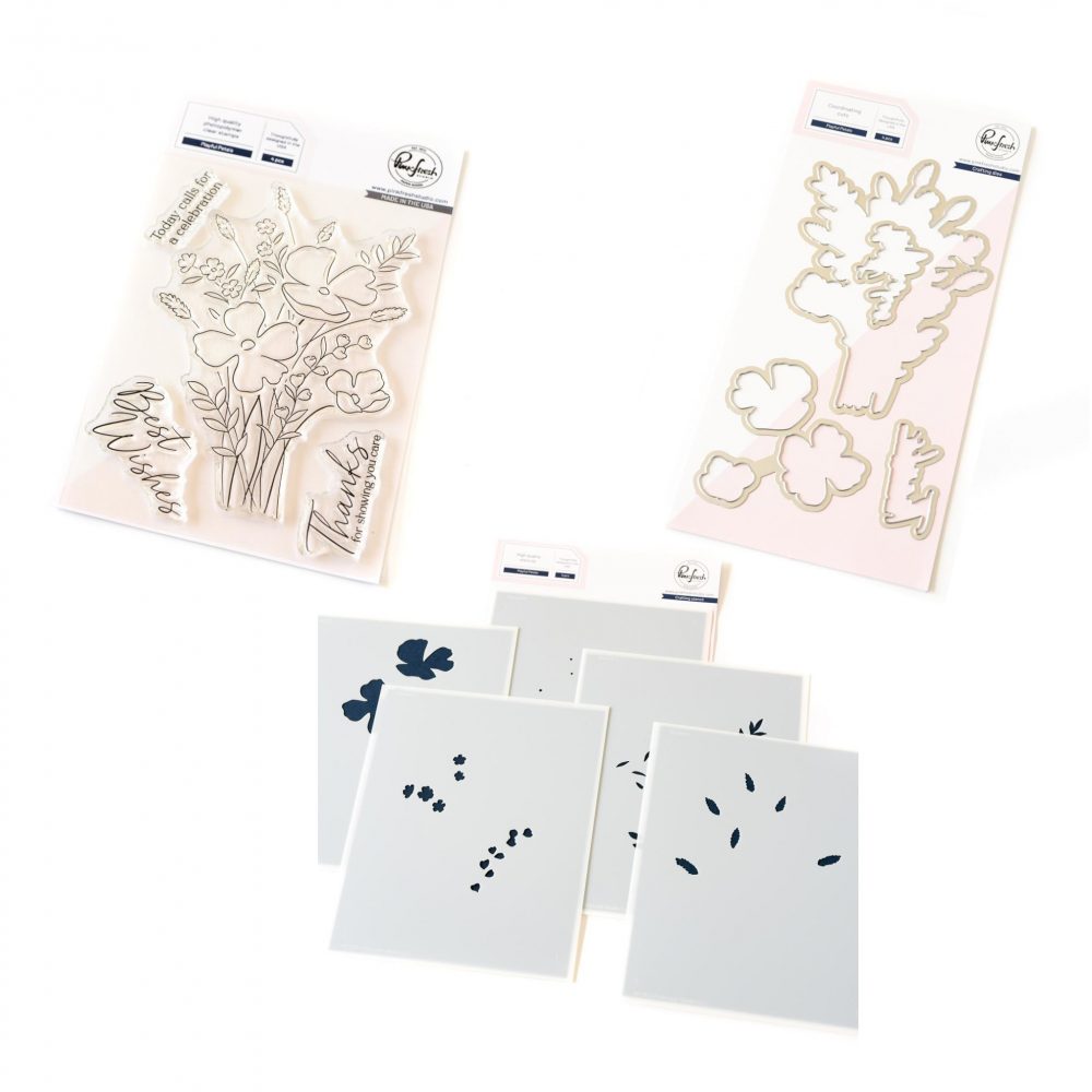 Pinkfresh Studio Playful Petals Bundle