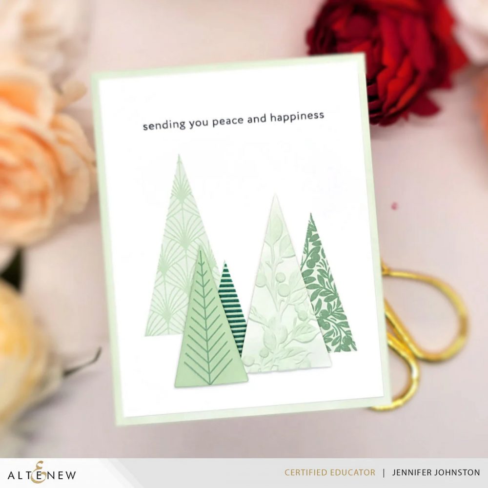 Festive Triangles - Stamp Set - Image 4