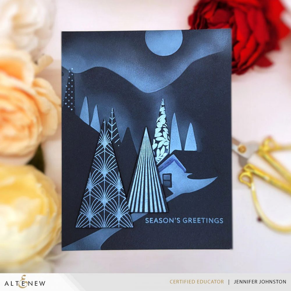 Festive Triangles - Stamp Set - Image 2