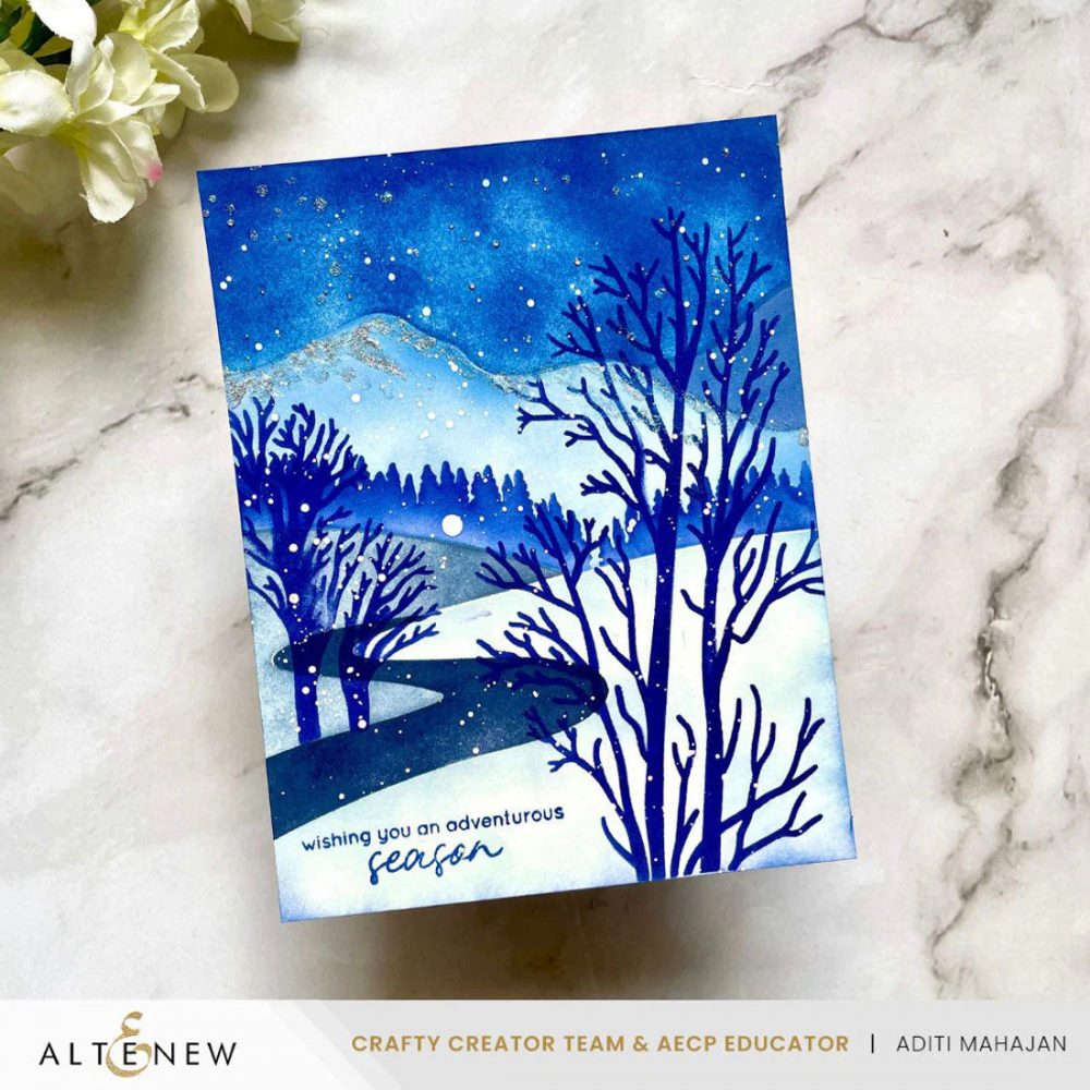 Stencil Art: Serene Landscapes Layering Stencil Set (6 in 1) - Image 3