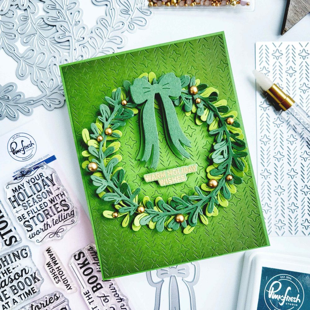 Tied with Cheer die & stencil bundle - Image 2