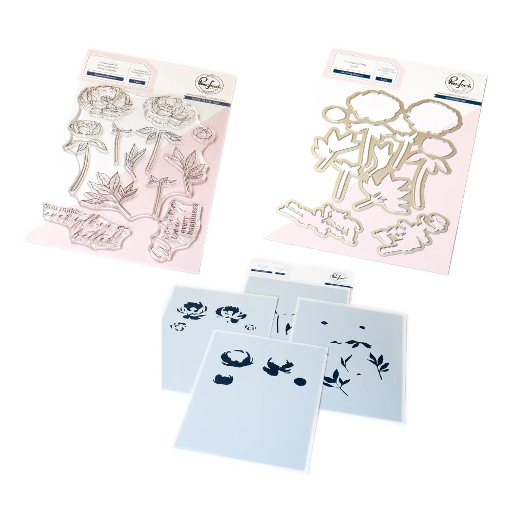 Pinkfresh Studio Blushing Blooms Bundle