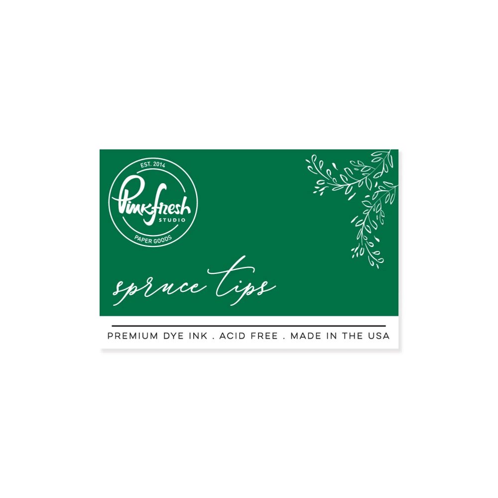Premium Dye Ink Pad : Spruce Tips