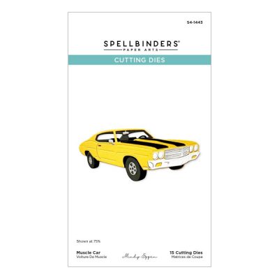 Spellbinders Etched Dies By Mindy Eggen Muscle Car, Classic Road Legends