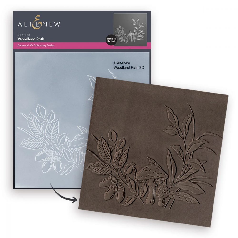 Woodland Path 3D Embossing Folder