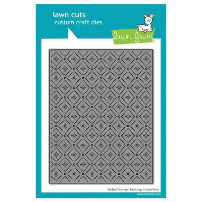 Lawn Cuts Custom Craft Die Quilted Diamond Backdrop