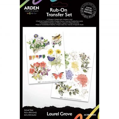 Arden Creative Studios Laurel Grove Rub On Transfer Set