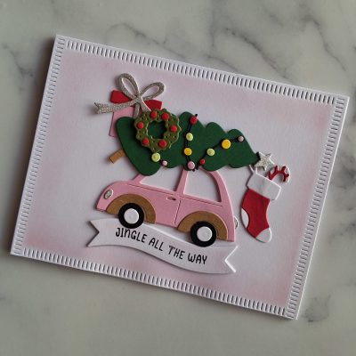 Handmade Card Christmas Jingle All The Way