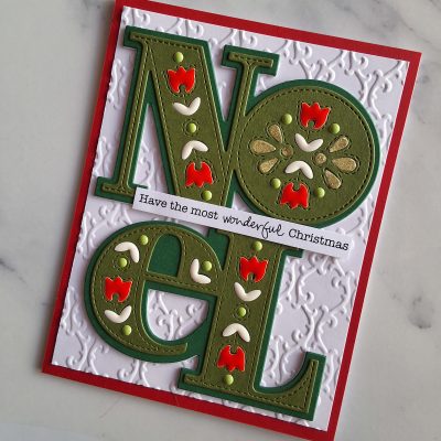 Handmade Card Christmas Noel