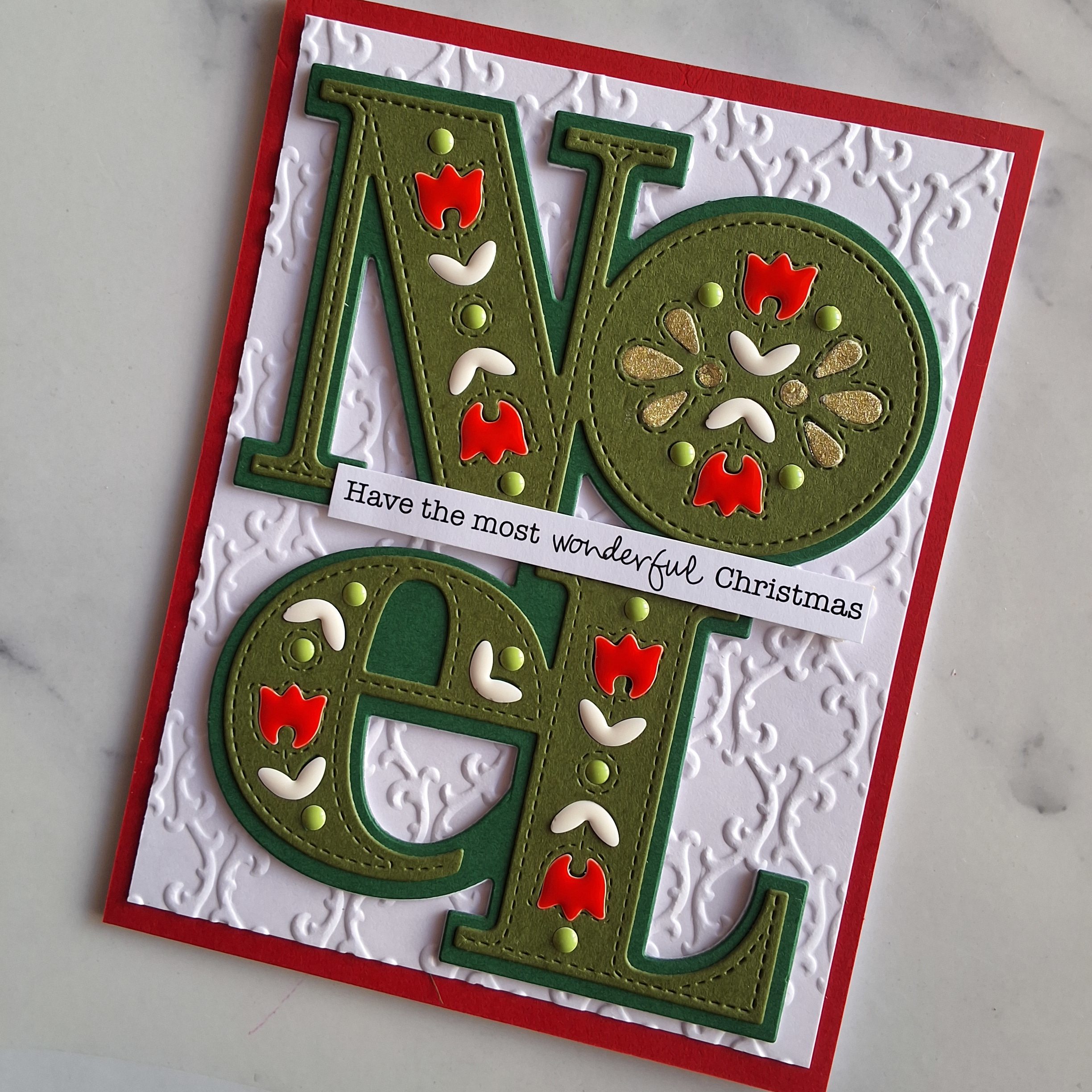 Handmade Card Christmas Noel