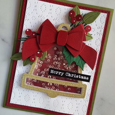 Handmade Card Christmas Bell