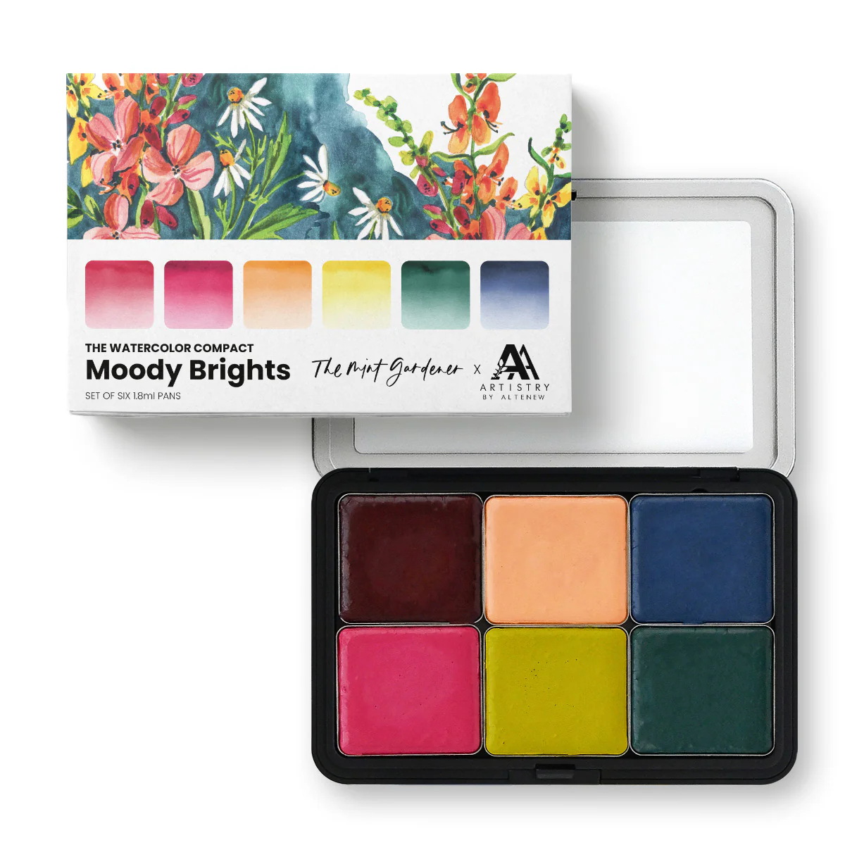 Watercolor Compact - Moody Brights