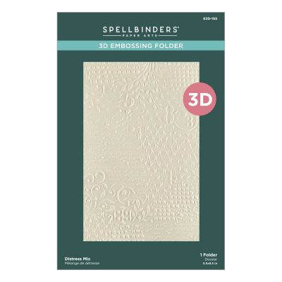 Spellbinders 3D Embossing Folder - Distress Mix
