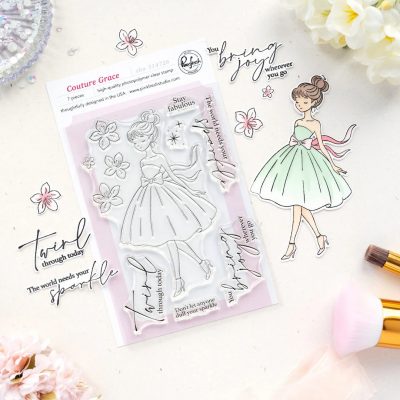Couture Grace Stamp, Die and Stencil Bundle