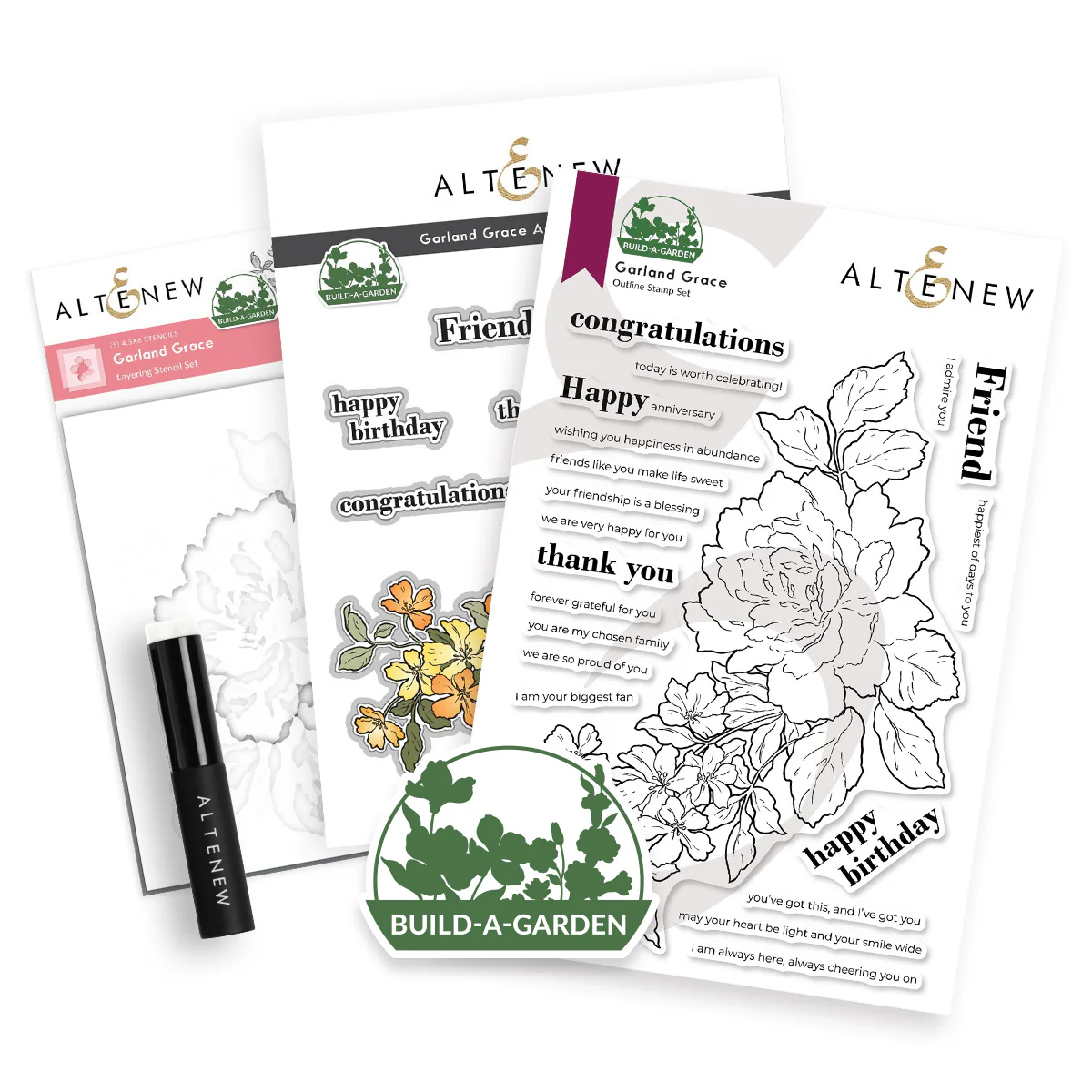 Build-A-Garden: Garland Grace & Add-on Die Bundle