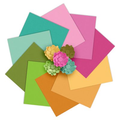 Crafty Necessities: Spring Serenade Multi-Colour Cardstock Pack (10 Sheets/Set)