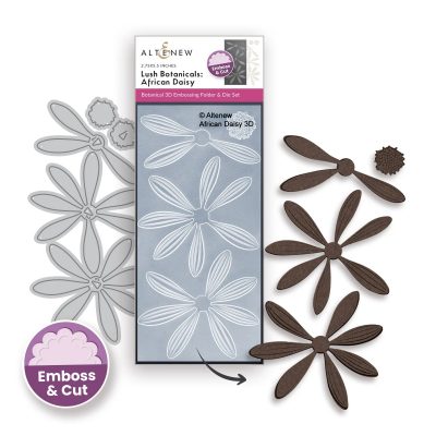Lush Botanicals: African Daisy 3D Embossing Folder & Die Set
