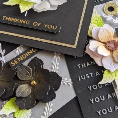 PRE-ORDER  Black and Vellum Card Kit
