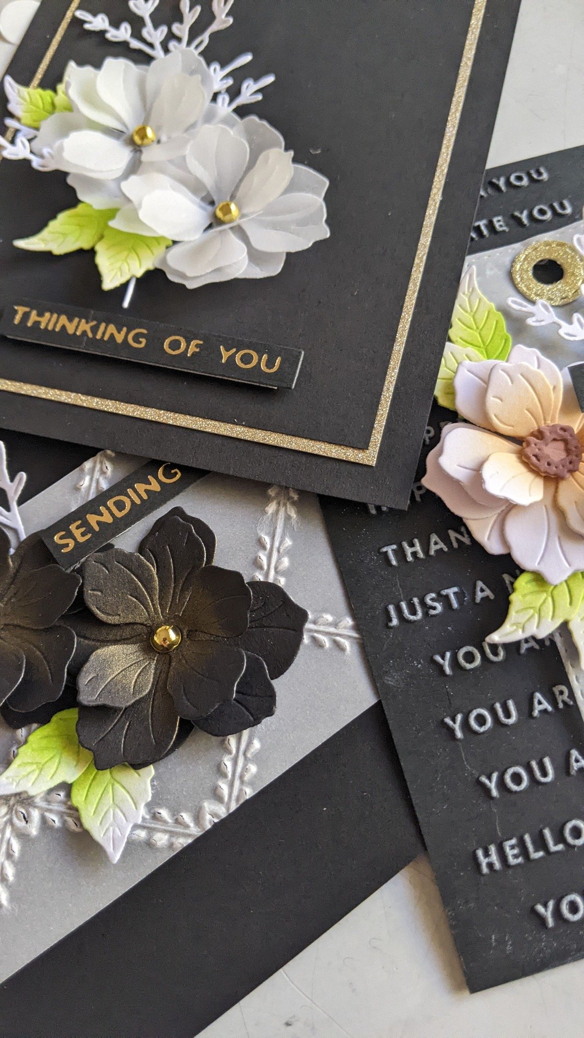PRE-ORDER Black and Vellum Card Kit