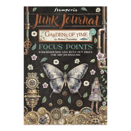 Stamperia Junk Journal Focus Points A5 - Gardens of Time