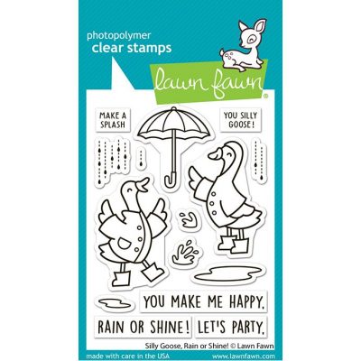 Lawn Fawn Silly Goose Rain or Shine