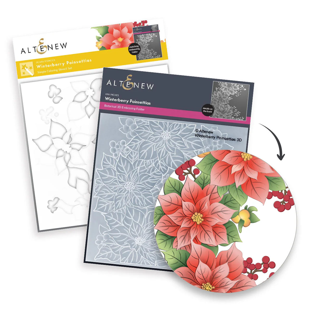 Winterberry Poinsettias - Complete Bundle