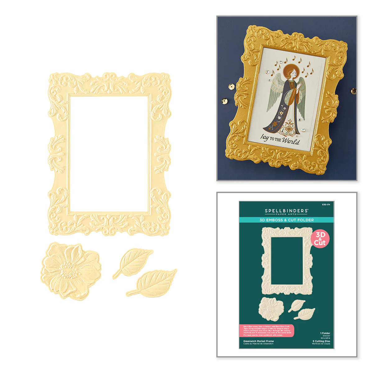 Greenwich Market Frame 3D Emboss & Cut Folder - Image 2