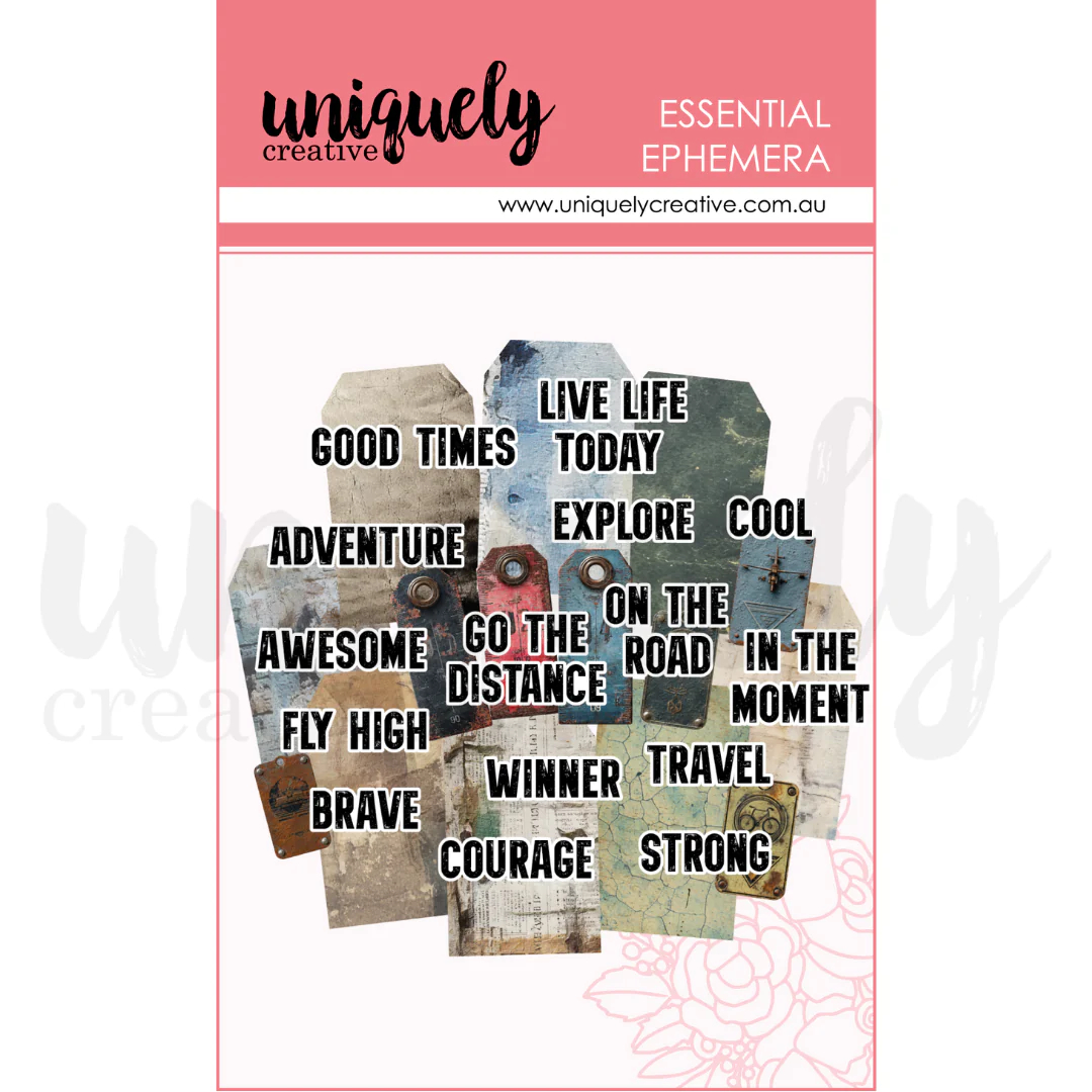 Grunge Tags & Titles Ephemera
