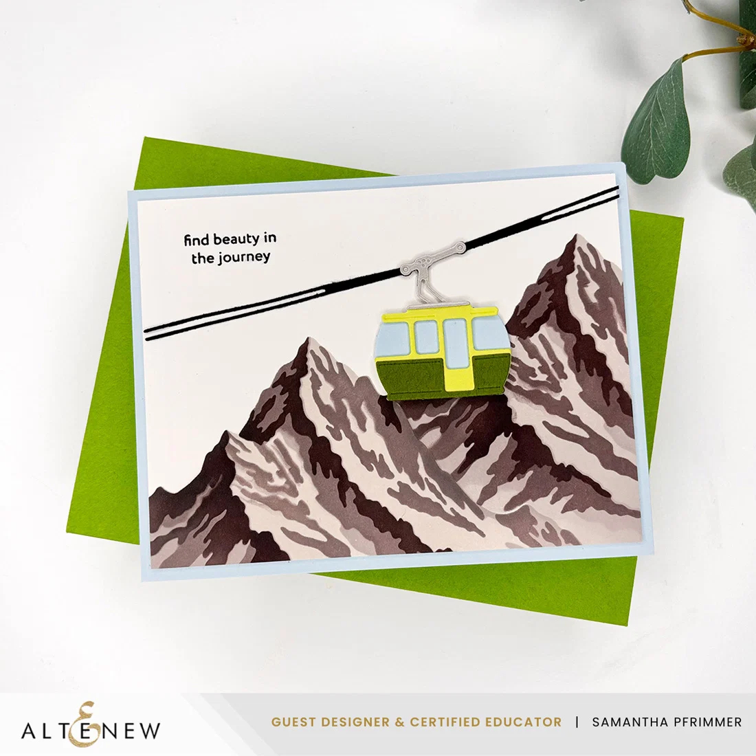 Mountain Peak Layering Stencil Set (4 in 1) - Image 2