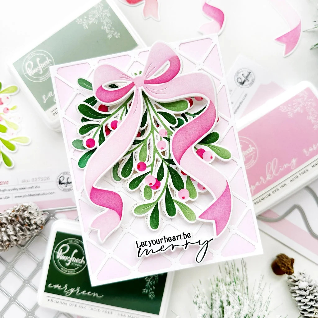 Pinkfresh Studio - Merry Mistletoe Stencil and Die Bundle - Image 3
