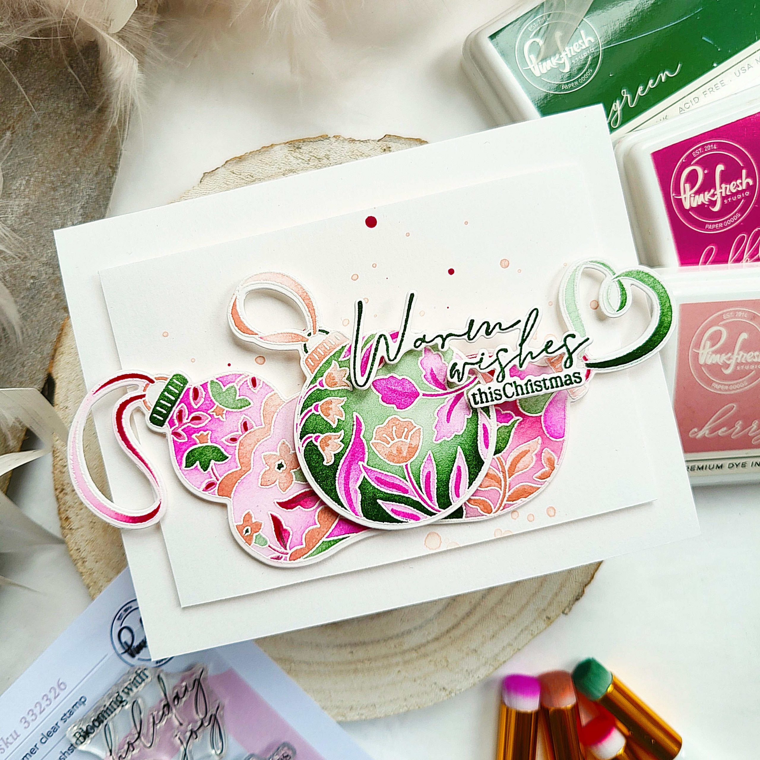 Pinkfresh Studio - Ornamental Beauty Stamp Die and Stencil Bundle - Image 5