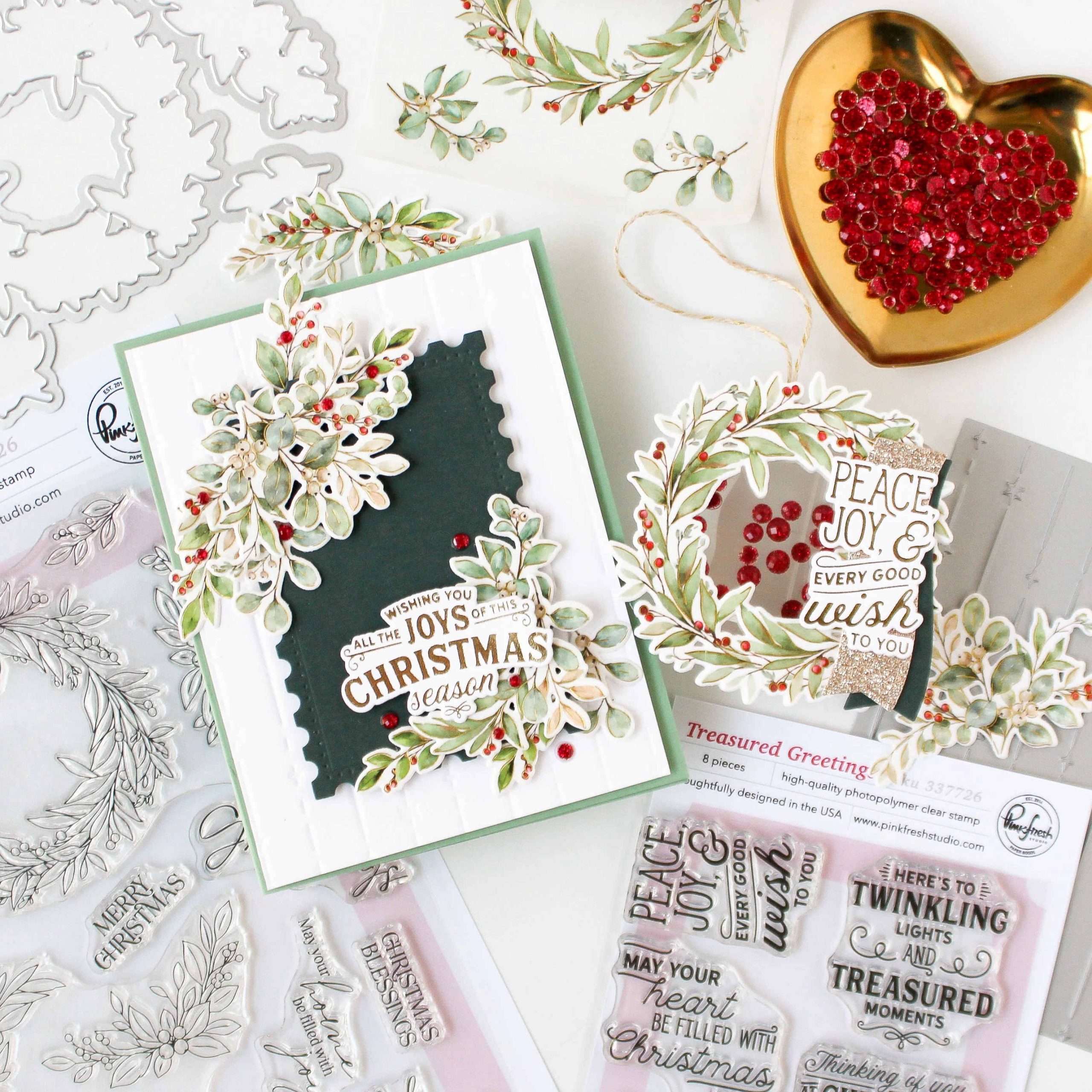 Pinkfresh Studio - Seasonal Springs Stamp, Die, Stencil and Washi Bundle - Image 6