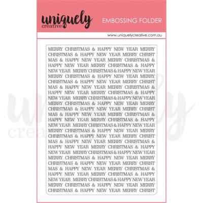 Christmas Embossing Folder